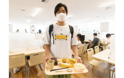 Saga University cafeteria – providing delicious, balanced meals