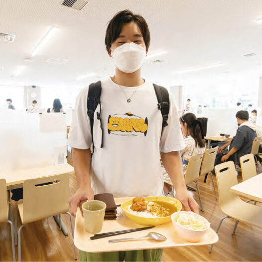 Saga University cafeteria – providing delicious, balanced meals