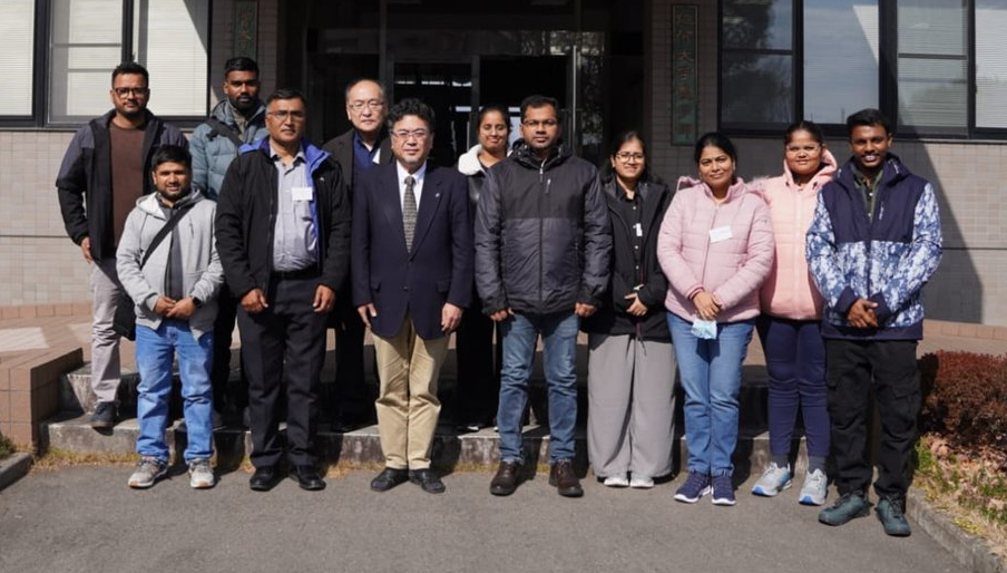 Group photo with Dean Akihiro Suzuki