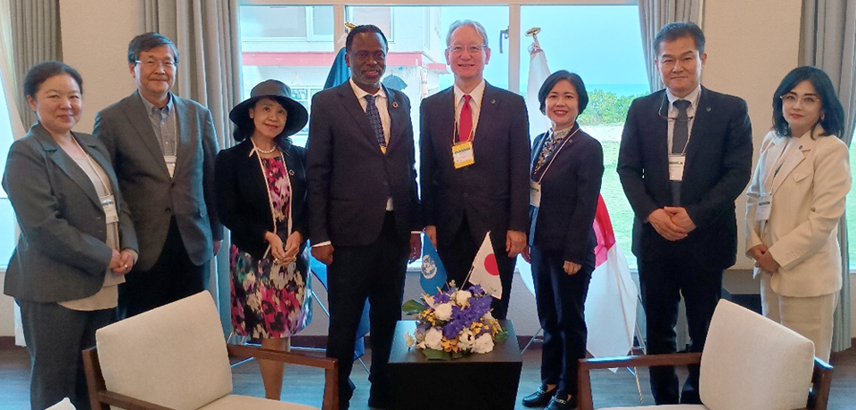 UNU President Tshilidzi Marwala and Saga University President Koichi Node Hold Top-Level Dialogue at IASIR