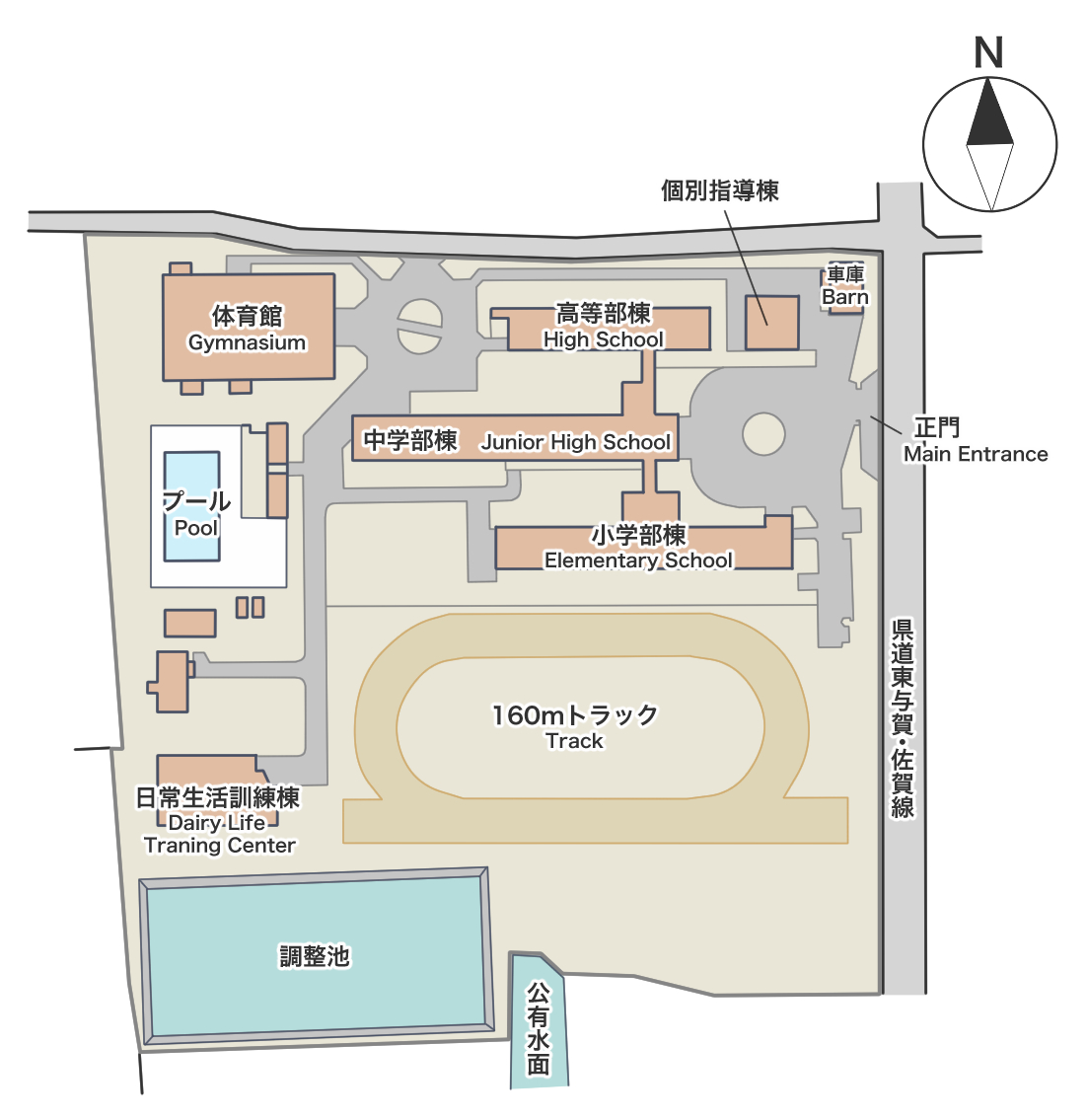 附属特別支援学校配置図